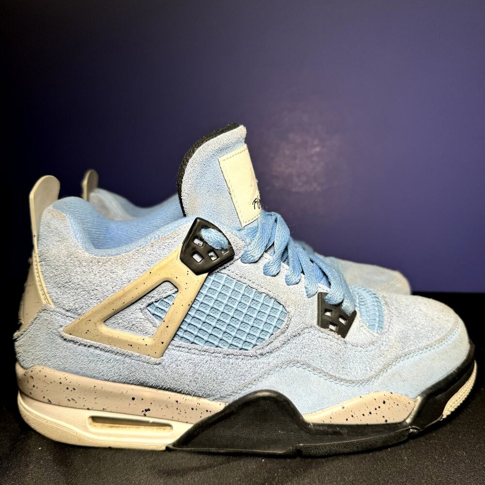 Size 6.5 - Nike Air Jordan 4 Retro GS University Blue Men's Shoes